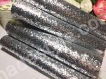 Кожзам с крупным глиттером. Размер 20*30 см