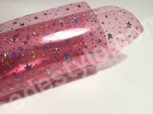 Плотная пленка с звездами. Размер 20*30 см