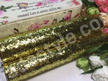 Кожзам с крупным глиттером. Размер 20*30 см