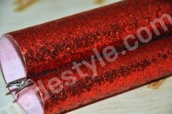 Кожзам с крупным глиттером. Размер 20*30 см