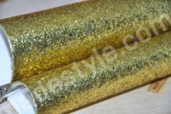 Кожзам с крупным глиттером. Размер 20*30 см