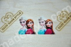 Акриловая серединка Ельза и Анна
